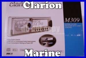 CLARION M309 MARINE BOAT RADIO CD/ USB PORT+AUX IN  