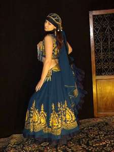 We3 Belly Dance Tribal Ren Faire Turkish Gypsy Costume  