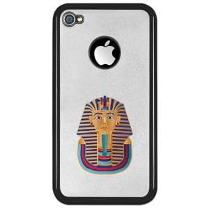   or 4S Clear Case Black Egyptian Pharaoh King Tut 