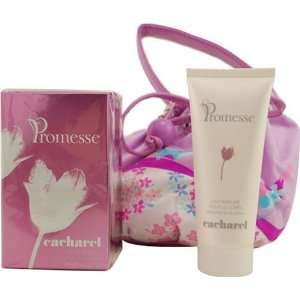 Promesse By Cacharel For Women. Set edt Spray 3.4 oz & Body Lotion 3.3 