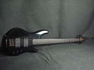 Ibanez RB885 Roadstar Active 5 String Bass Guitar Black  