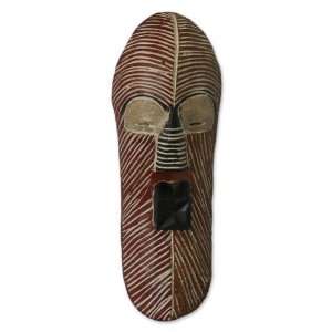 Congolese wood Africa mask, Songe Marriage 