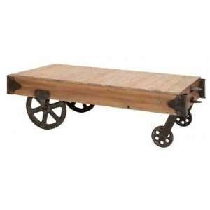 Loft Wood Utility Cart / Coffee Table 