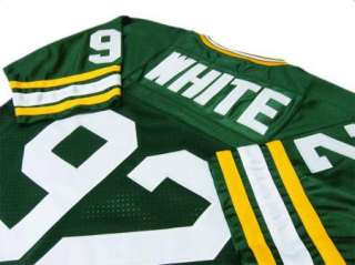 Reggie White #92 Green Bay Packers Green Sewn Throwback Mens Size 