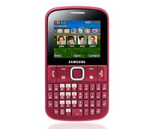 New Samsung Ch@t E2220 Chat 222 Unlocked GSM Cell Phone QWERTY 