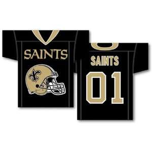  BSS   New Orleans Saints NFL Jersey Design 2 Sided 34 x 30 