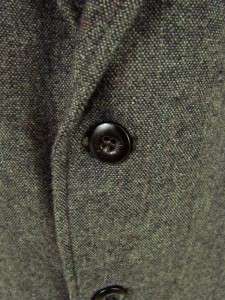   tan CIRCLE S tweed wool WESTERN jacket blazer sport coat fleck sz 44 L