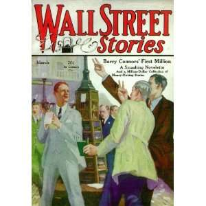   Mint VINTAGE Wall Street Stories PULP Novel POSTER A