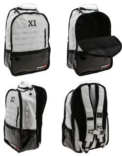 Sneaktip x Sprayground Concord Retro XI 11 Black Patent White Backpack 