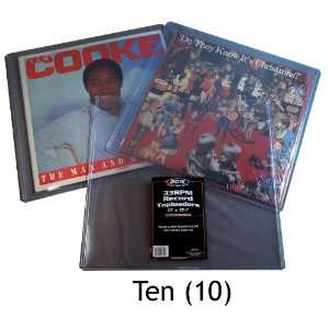   Album Record Toploads / Toploaders   Hard Rigid Plastic / PVC Sleeves