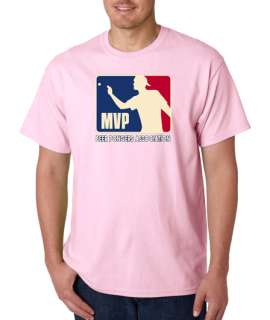 Beer Pong MVP Association Logo 100% Cotton Tee Shirt  