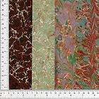   Marbled Paper, Set of 4, 14x45cm 5x18in Scrapbooking Crafts Supplies