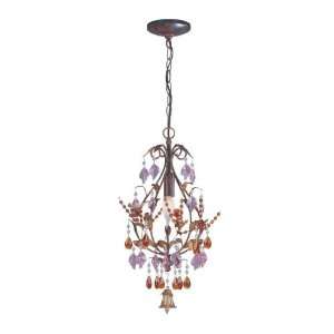  Lite Source Bellva Pendant in Dark Bronze