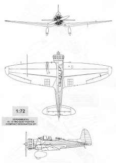 72 Choroszy NAKAJIMA Ki 8 Experimental Fighter  