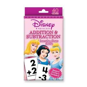  Disney Princess Addition and Subtraction Learning Cards 
