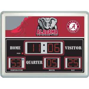 University of Alabama Crimson Tide Lg Scoreboard Clock  