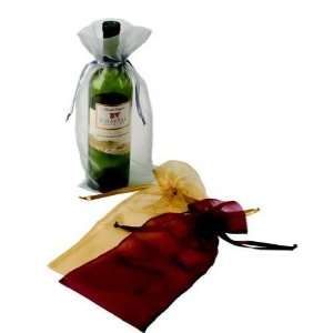  Organza Wine Gift Bags   Set of 3