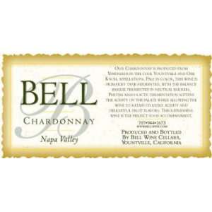  2010 Bell Cellars Napa Chardonnay 750ml Grocery & Gourmet 
