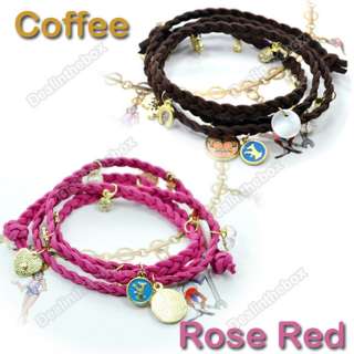 Colors Decorations Knit Shell Heart Rabbit Fashion Bracelet 