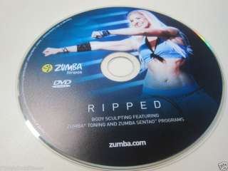 Zumba Ripped Workout DVD from the Exhilarate DVDs set Have fun while 