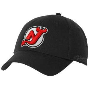  Reebok New Jersey Devils Black Basic Logo Wool Blend 