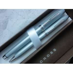 Cross Townsend Limited Edition Matte Sky Blue Rollerball Pen and 0.5mm 