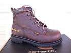 Carhartt Boots Mens size 8 D Style # 3706 Steel Toe Leather Work Boots 