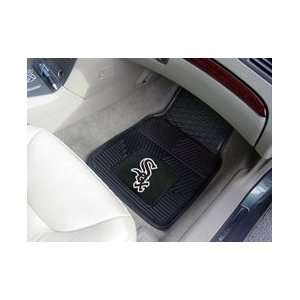 2 PC Chicago Whites Sox Front Vinyl Car Mats: Everything 