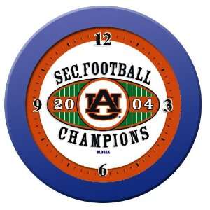 Auburn Tigers 2004 SEC Champions Wall Clock  Sports 