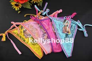 wholesale lots 12PCS women sexy underwear G string thong free shipping 