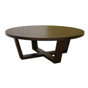  Wholesale Interiors Tilly Black Stained Oak Round Table 