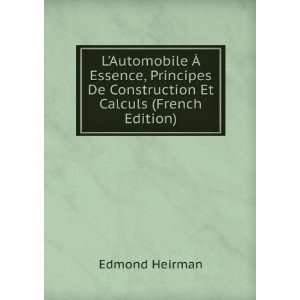   De Construction Et Calculs (French Edition) Edmond Heirman Books