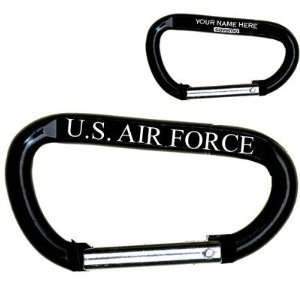  Military Channel Air Force Carabiner Loop Key Chain 