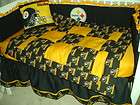   Steelers Cotton Toddler Bed Fitted Sheet or Baby Crib Mattress