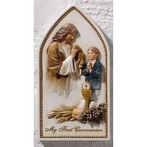 Roman, Inc. Sacrament Plaque   Boy * Sacrament Catholic 