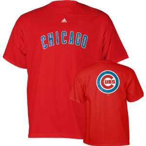 Chicago Cubs Red Primetime T Shirt:  Sports & Outdoors