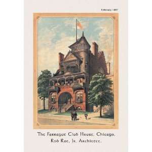  The Farragut Club House, Chicago 20x30 poster