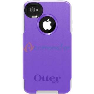   Otterbox Commuter Series Case Cover for IPhone 4 4G 4S Purple / White