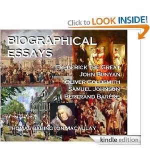   Great, John Bunyan, Oliver Goldsmith, Samuel Johnson, Bertrand Barère