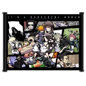  The World Ends With You Game Fabric Wall Scroll Poster (20 