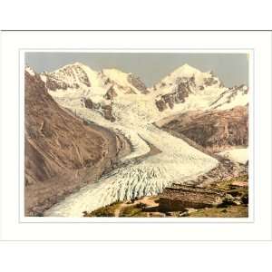 Upper Engadine Roseg Glacier and Alp Ota Grisons Switzerland, c. 1890s 