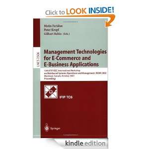 Management Technologies for E Commerce and E Business Applications 