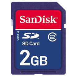 SanDisk 2GB (SD) Secure Digital Memory Card  Overstock