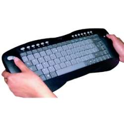 Gene 2.4GHz Wireless Mini Keyboard w/ Built in TrackBall  Overstock 