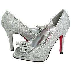 Promiscuous Sugary Silver Sparkle Pumps/Heels  