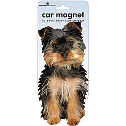 Paper House Silky Terrier Car Magnet  