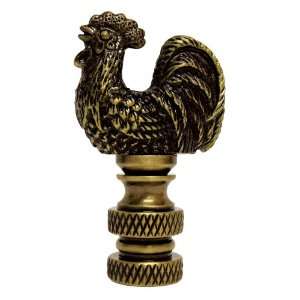  Mini Rooster Antique Metal Finial: Home Improvement
