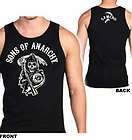 Sons Of Anarchy SOA SAMCRO Reaper Crew Jersey Muscle Tank Top T Shirt 