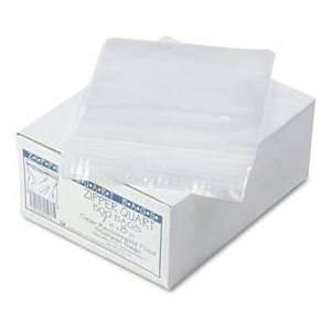   WBIZIPQUART   Resealable Clear Plastic Storage Bags: Office Products