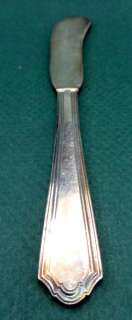 1923 GORHAM WASHINGTON IRVING silverplate 8 BUTTER KNIVES old 